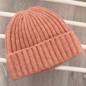 Cozy Pink Knit Beanie